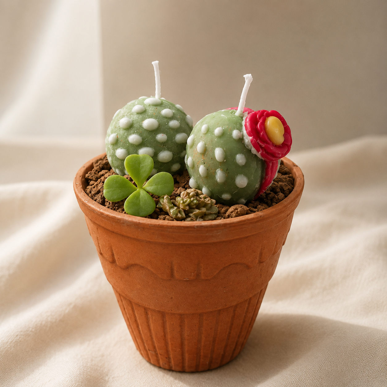 Handcrafted Cactus Candle