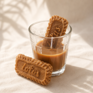 Lotus Biscoff Glass Jar Candle