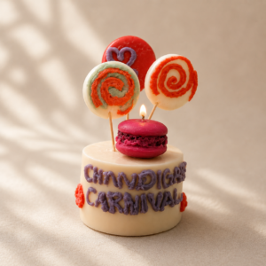 Chandigarh Carnival Theme Candle