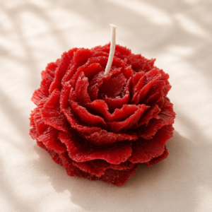 Handcrafted Rose Flower Candle